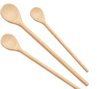 Vařecha SET 3ks 20,24,28cm WOODY kulatá